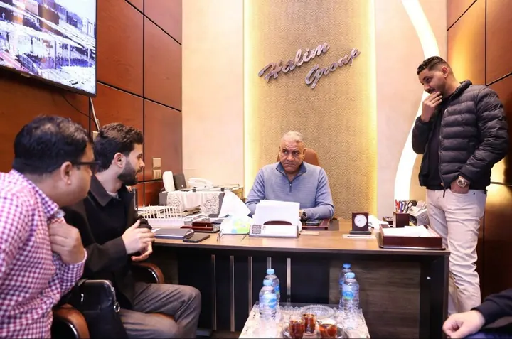 A meeting at the Halim Group office