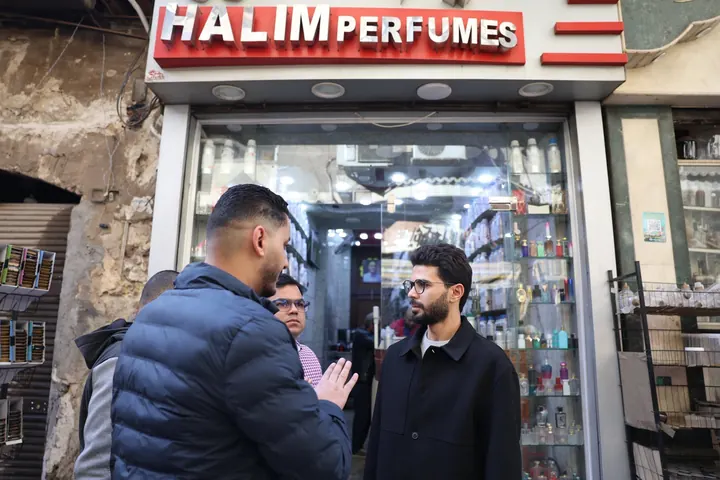 Outside the Halim Perfumes branch